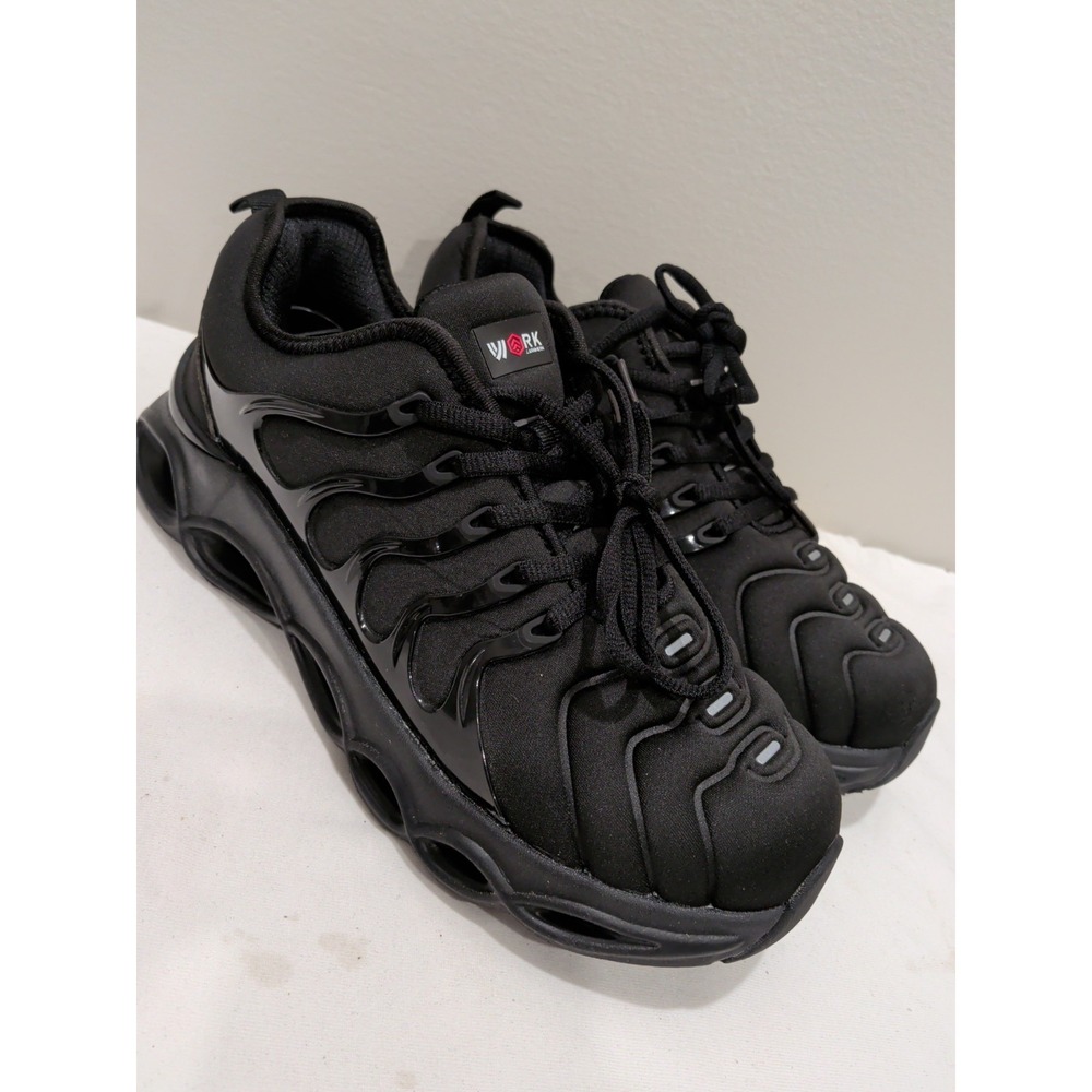 LARNMERN Air Cushion Steel Toe Shoes  Lightweight Puncture Proof Women's Sz 8.5